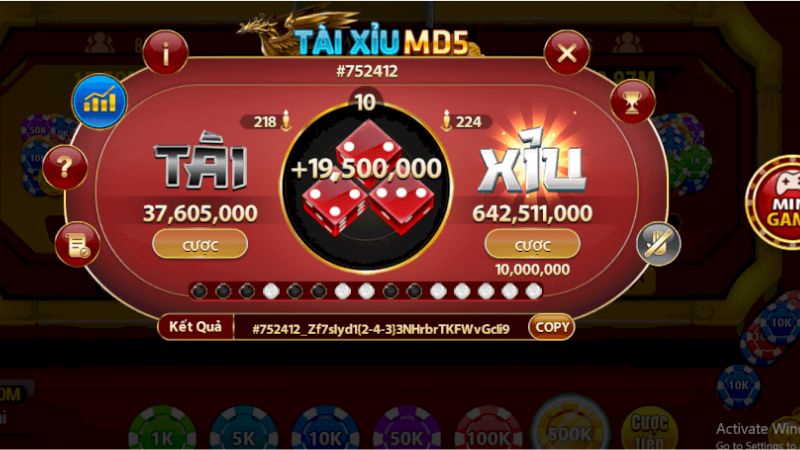 Chơi game Tài Xỉu tại Xo88 có tỷ lệ trả thưởng rất hấp dẫn