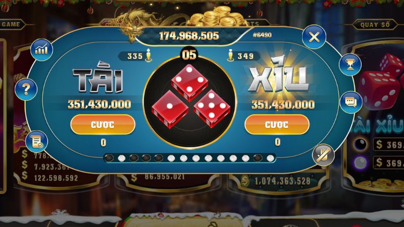 Game Tài Xỉu tại Xo88 người chơi có thể đặt cược vào nhiều cửa khác nhau
