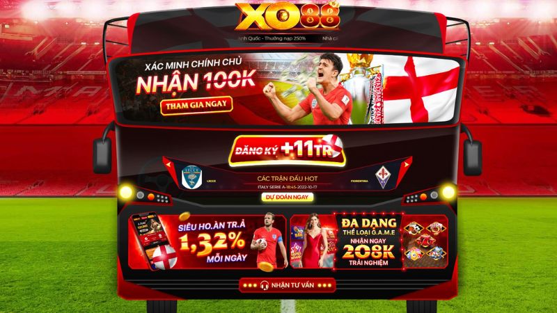 Khoản thưởng đăng ký giúp tăng cơ hội chiến thắng cho bạn