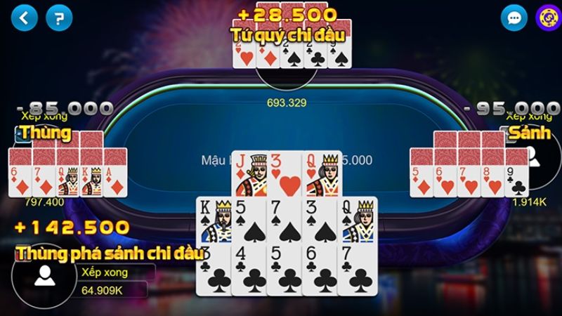 Mậu binh online tại Xo88 là một sân chơi thử thách trí tuệ, kỹ năng sắp xếp bài và chiến thuật