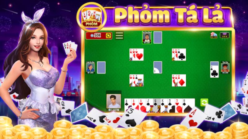 Phỏm tá lả là trò chơi bài thú vị đòi hỏi chiến thuật cao