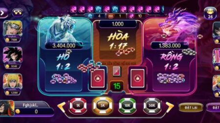 Rồng Hổ Online là gì? Là một trò chơi dựa trên so sánh giá trị bài giữa hai cửa, Rồng và Hổ