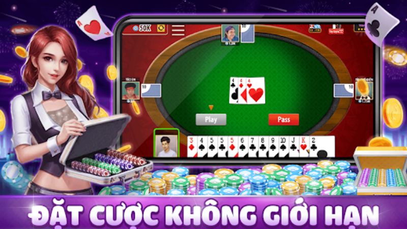 Xo88 cung cấp nhiều phòng chơi Tiến Lên với mức cược khác nhau